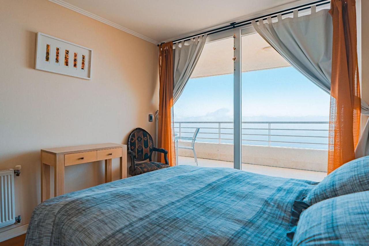 ビニャ・デル・マールHermoso Departamento Con Insuperable Vista Al Marアパートメント エクステリア 写真