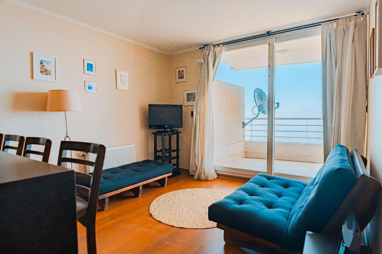ビニャ・デル・マールHermoso Departamento Con Insuperable Vista Al Marアパートメント エクステリア 写真
