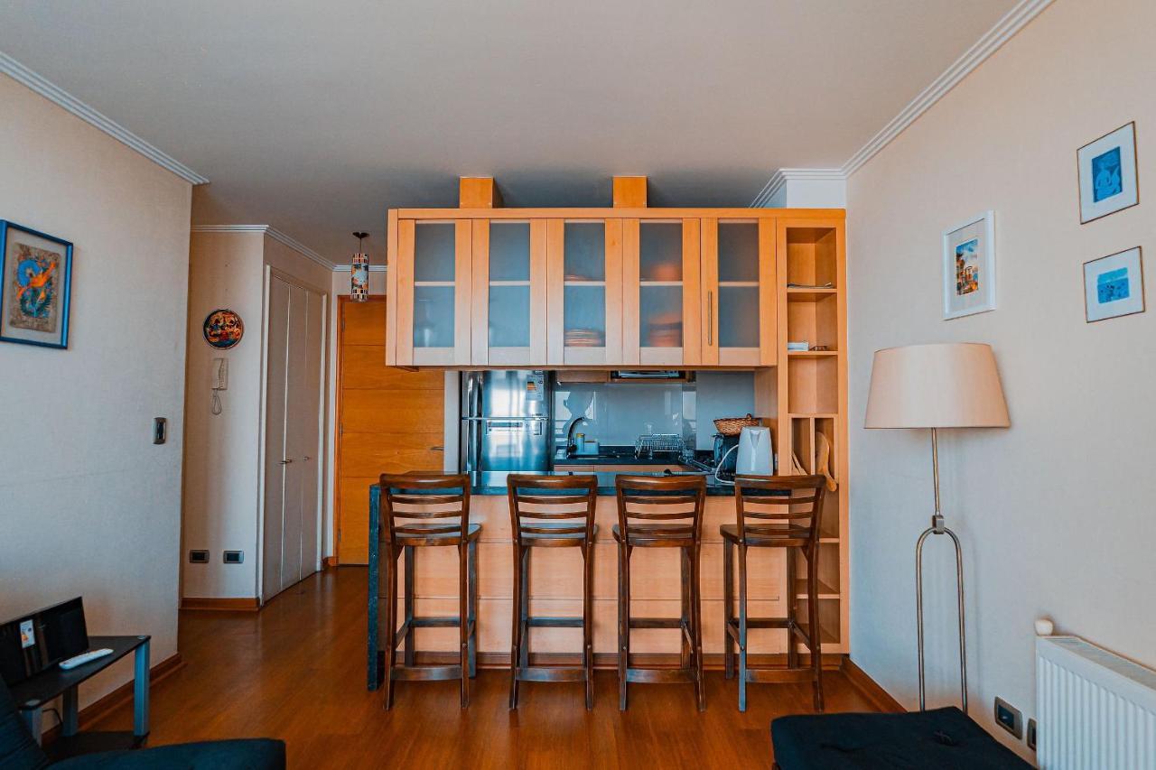 ビニャ・デル・マールHermoso Departamento Con Insuperable Vista Al Marアパートメント エクステリア 写真