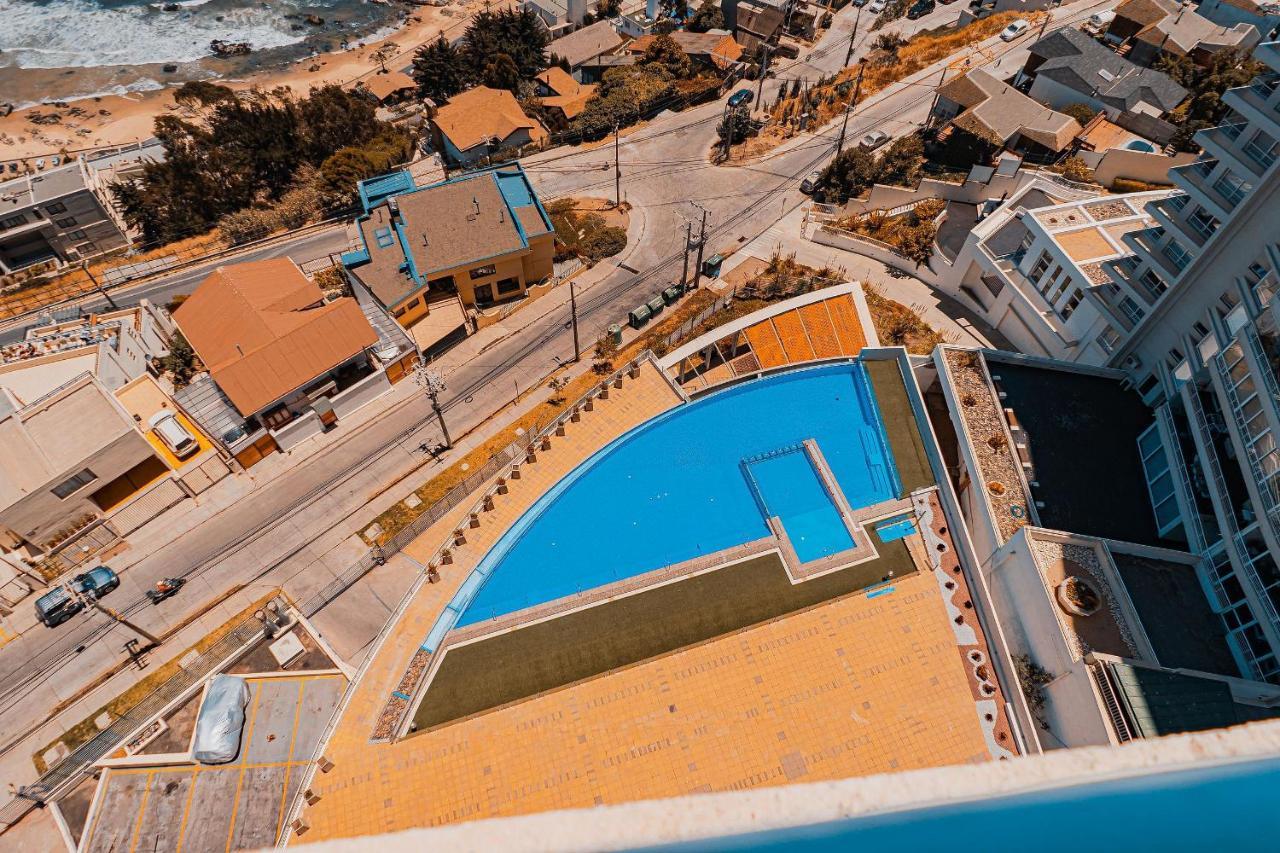 ビニャ・デル・マールHermoso Departamento Con Insuperable Vista Al Marアパートメント エクステリア 写真