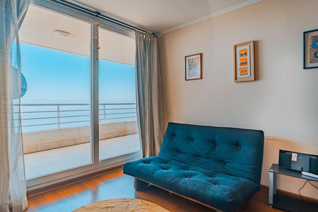 ビニャ・デル・マールHermoso Departamento Con Insuperable Vista Al Marアパートメント エクステリア 写真