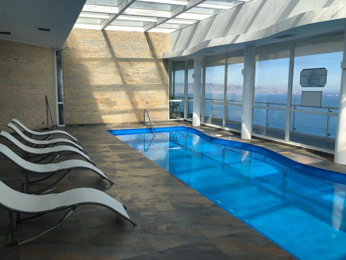 ビニャ・デル・マールHermoso Departamento Con Insuperable Vista Al Marアパートメント エクステリア 写真