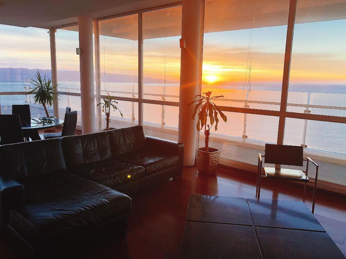 ビニャ・デル・マールHermoso Departamento Con Insuperable Vista Al Marアパートメント エクステリア 写真
