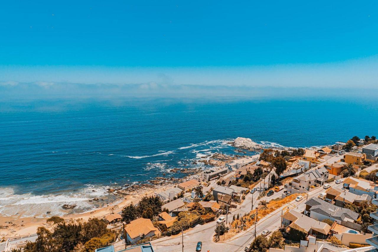 ビニャ・デル・マールHermoso Departamento Con Insuperable Vista Al Marアパートメント エクステリア 写真